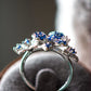 Zoe Sapphire Floral Ring