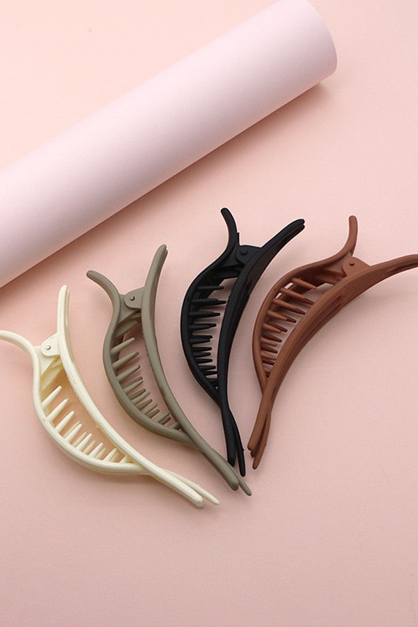 Slick Long Hair Claw Clips