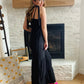 This Black Tiered Wide Leg Jumpsuit provides comfort and style. Made from a comfy fabric with a wide leg detail, you'll be ready for any occasion with this women's pant jumpsuit. Complete the look with a jean jacket and some fun sandals for a stylish, comfortable outfit.