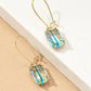 Gem Stone Kidney Wire Earrings