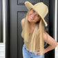 Ruffle Straw Hat