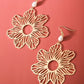 Filigree Flower Drop Earrings