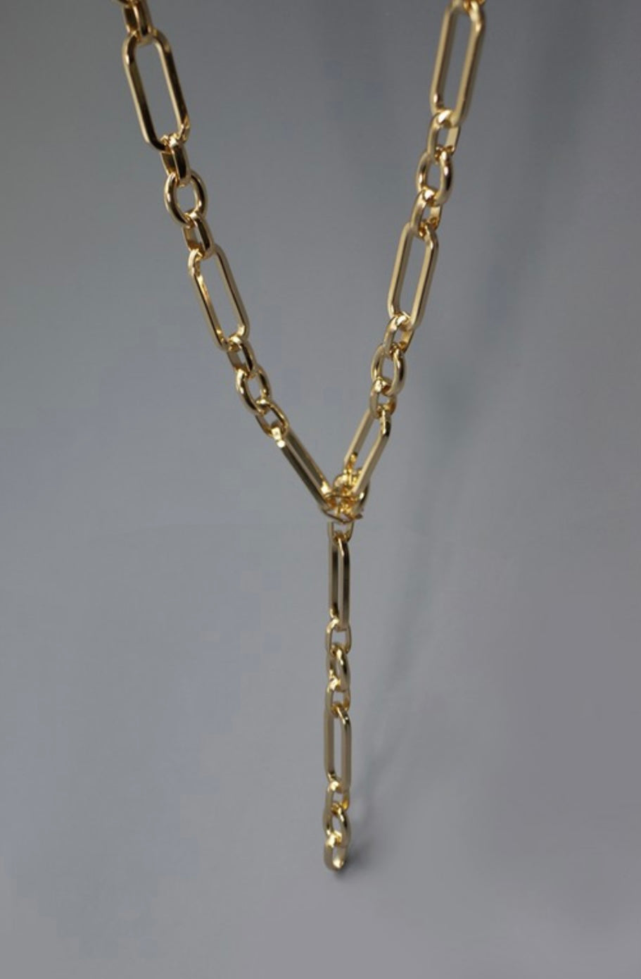 Elevated Y Chain Necklace