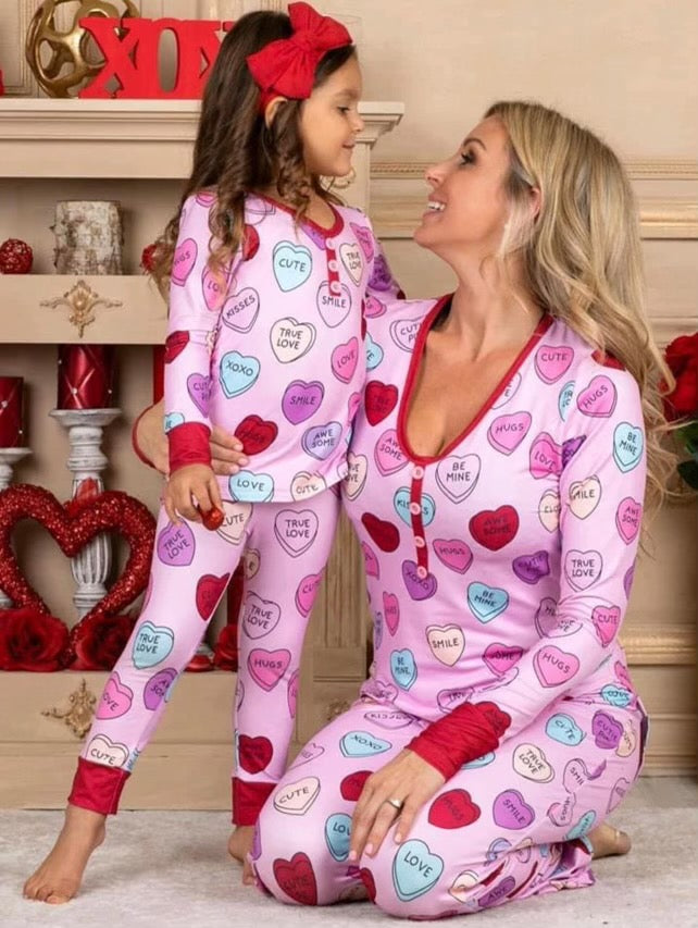 Valentine Pajama Set - Kids