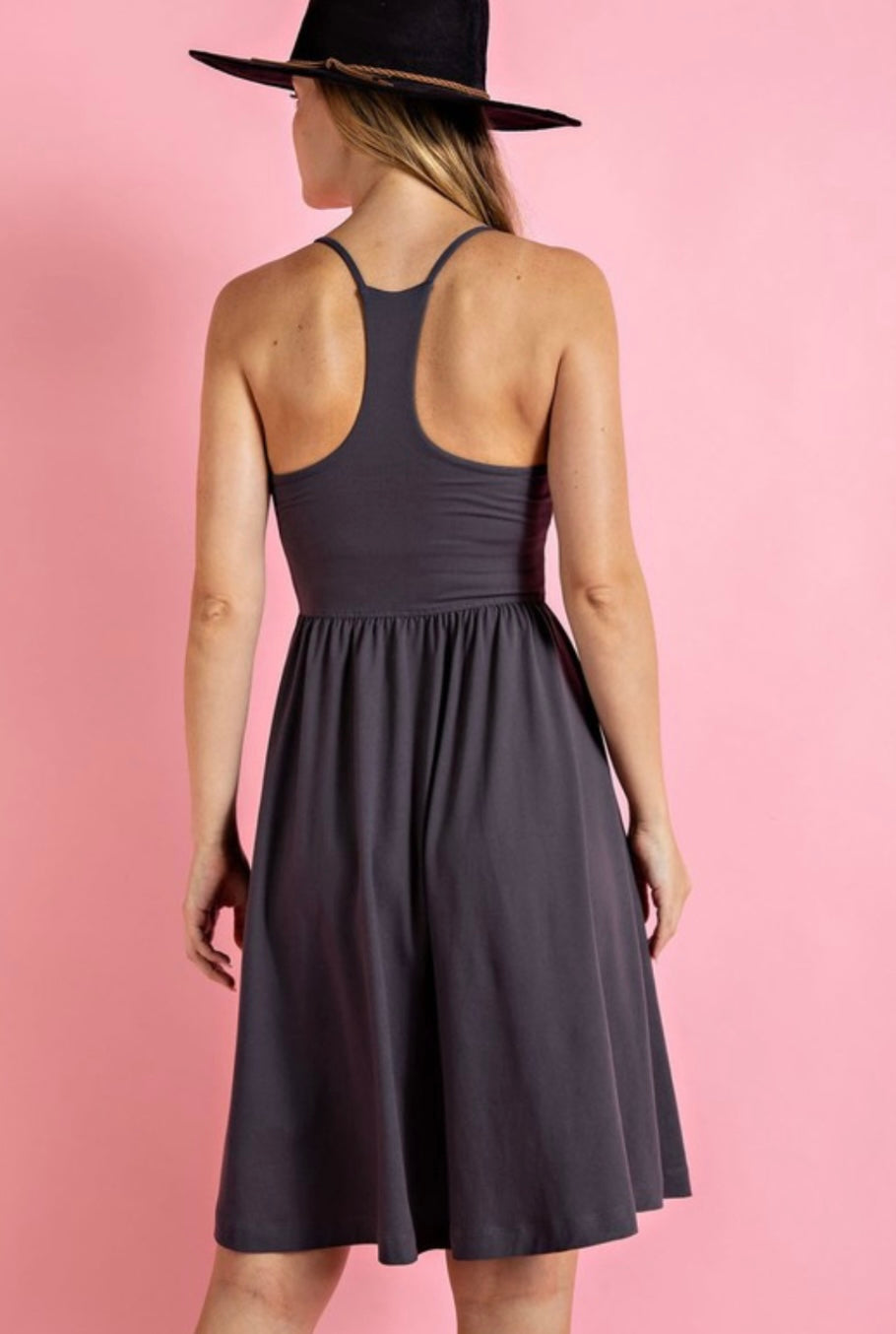 Charcoal Buttery Soft Everyday Dress