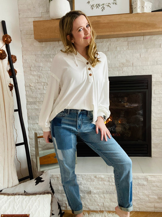 Judy Blue Patchwork Jeans- 22W