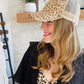 Beige Leopard Baseball Cap