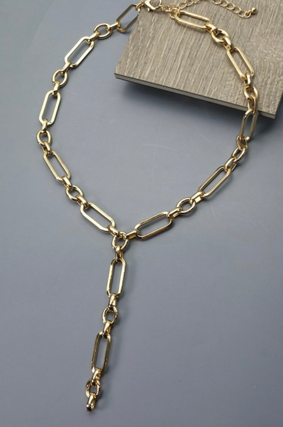 Elevated Y Chain Necklace