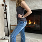 Risen Luna Medium Wash Bootcut Ankle Jeans
