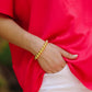 10mm Gold Plated Bracelet